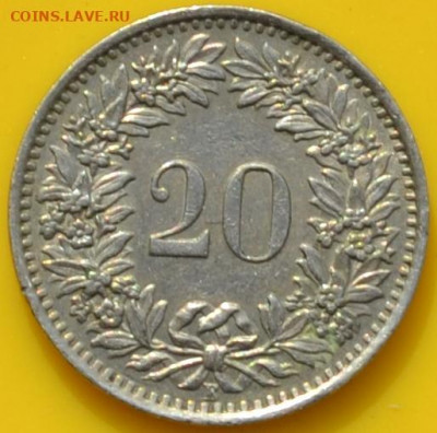 Швейцария 20 раппен 1960. 27. 10. 2020 в 22 - 00. - DSC_0871.JPG