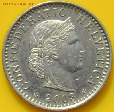 Швейцария 20 раппен 2003 . 27. 10. 2020 в 22 - 00. - DSC_0876.JPG