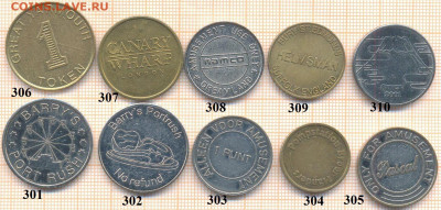 жетоны разные 31, фикс - жетон 31 301-310