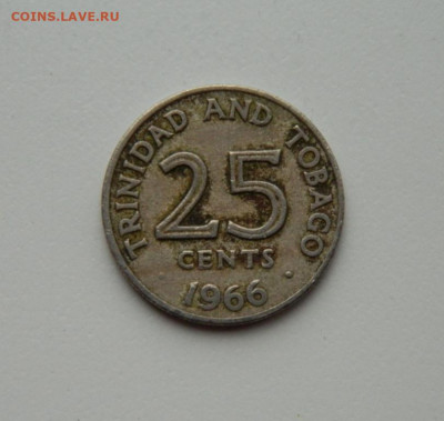 Тринидад и Тобаго 25 центов 1966 г. до 29.10.20 - DSCN2499.JPG