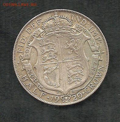 Англия 1.2 флорина.1920    27.10 - 222 015