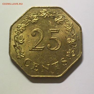 Мальта 1975г 25 центов - image-25-10-20-05-52-7