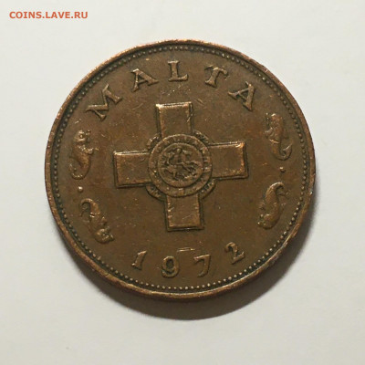 Мальта 1972г 1 цент - image-25-10-20-06-10-6