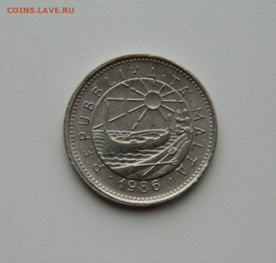 Мальта 5 центов 1986 г. (Фауна) до 29.10.20 - DSCN2483.JPG