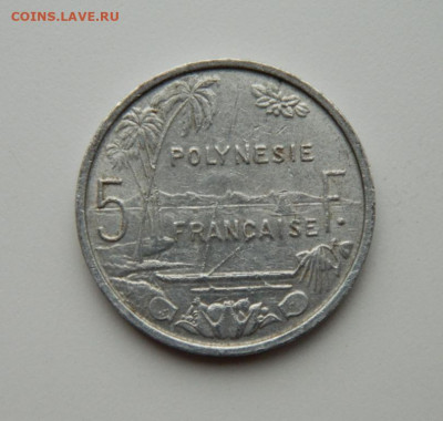 Французская Полинезия 5 франков 1965 г.(Лодки) до 29.10.20 - DSCN2553.JPG