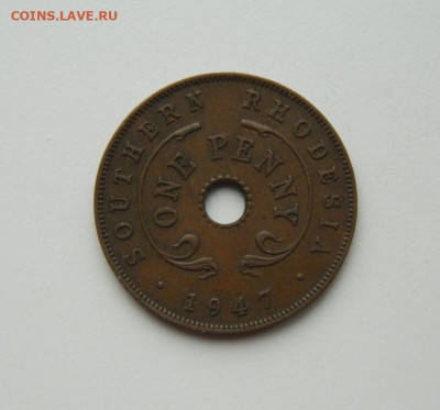 Британская Южная Родезия 1 пенни 1947 г. до 29.10.20 - DSCN2630.JPG