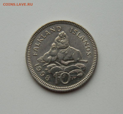 Фолклендские острова 10 пенсов 1998 г. (Фауна) до 29.10.20 - DSCN2661.JPG