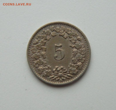 Швейцария 5 раппенов 1919 г. до 29.10.20 - DSCN2533.JPG