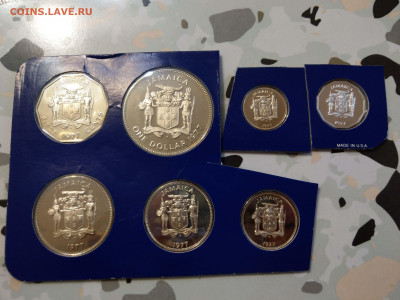 Ямайка 1 цент - 1 доллар 1977 ПРУФ наборные ФИКС до 27.10 - IMAG9116