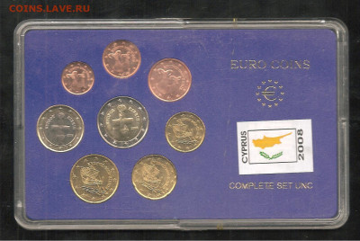 Набор .Кипр.2008 год      30.10 - 111 008