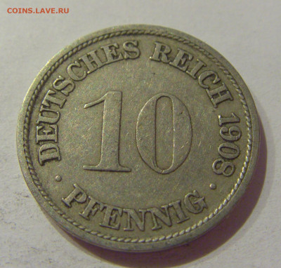 10 пфеннигов 1908 F Германия №1 03.11.2020 22:00 МСК - CIMG1458.JPG