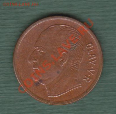 Норвегия, 5 Эре 1971 "Лось" (25.09) - new8