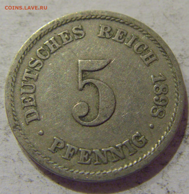 5 пфеннигов 1898 F Германия №2 03.11.2020 22:00 МСК - CIMG1786.JPG