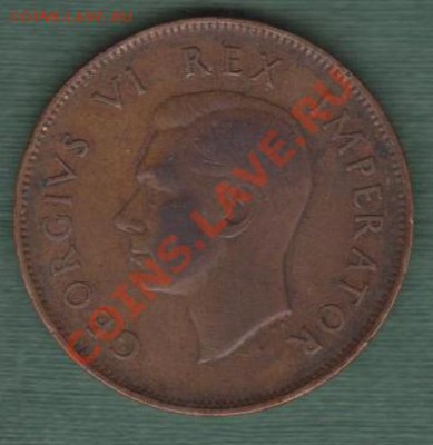 Британская Африка, 1 Пенни 1942 "Парусник" (25.09) - 20