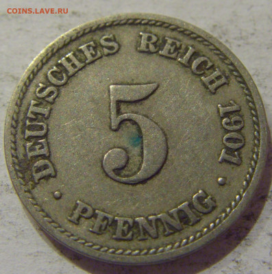 5 пфеннигов 1901 F Германия №1 03.11.2020 22:00 МСК - CIMG1798.JPG