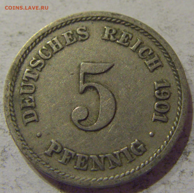 5 пфеннигов 1901 G Германия №1 03.11.2020 22:00 МСК - CIMG1802.JPG