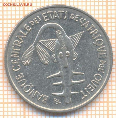 Западная Африка 100 франков 1969 г., до 03.11.2020 г. 22.00 - Западная Африка 100 франков 1969 2115