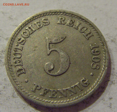 5 пфеннигов 1908 D Германия №1 03.11.2020 22:00 МСК - CIMG1834.JPG