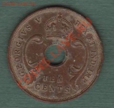 Британская Восточная Африка, 10 Центов 1927 (25.09) - e5