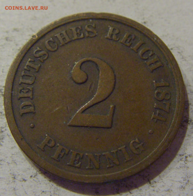 2 пфеннига 1874 А Германия №2 03.11.2020 22:00 МСК - CIMG1970.JPG