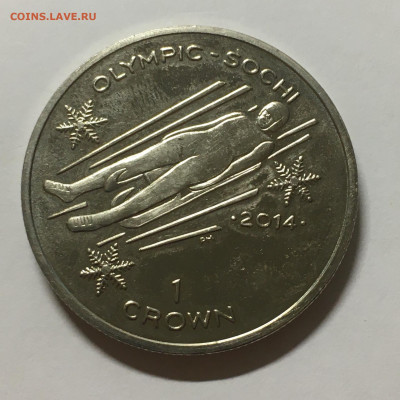 Остров Мен 2014г 1 крона "Олимпиада Сочи. Санный спорт" - image-29-09-20-11-15-1