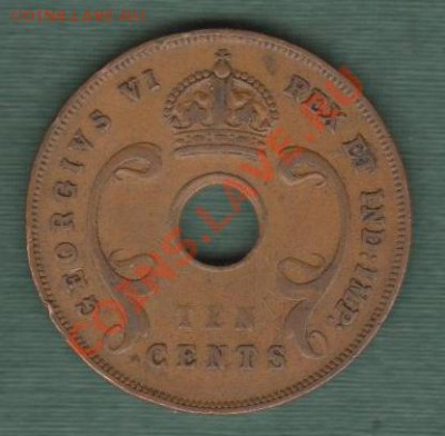 Британская Восточная Африка, 10 Центов 1942 (25.09) - e7
