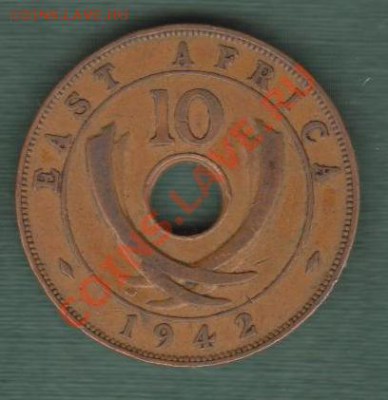 Британская Восточная Африка, 10 Центов 1942 (25.09) - e8