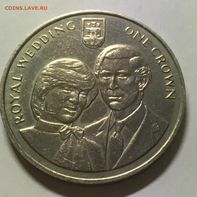 Гибралтар 1981г 1 крона "Королевская свадьба" - image-05-09-20-09-52-1