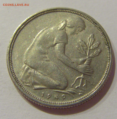 50 пфеннигов 1949 F Германия №1 05.11.2020 22:00 МСК - CIMG2244.JPG