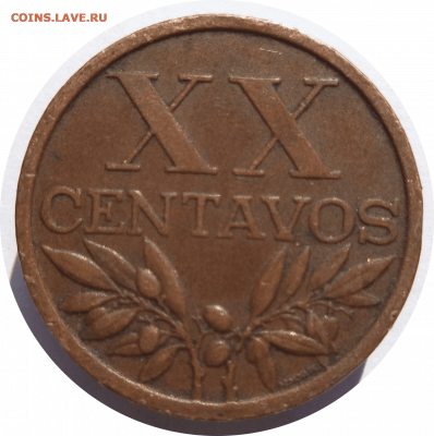 20 сентаво 1966 г. Португалия до 31.10.20 в 22:00 МСК - Rounded_20201030_210137