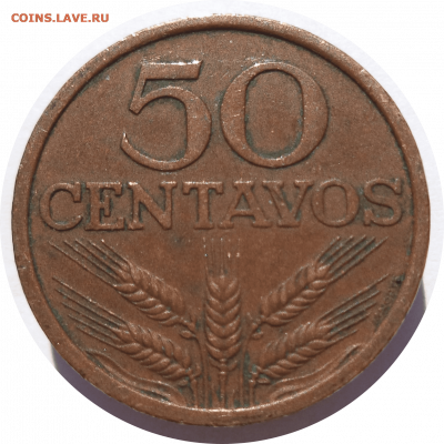 50 сентаво 1969 г. Португалия до 31.10.20 в 22:00 МСК - Rounded_20201030_210459
