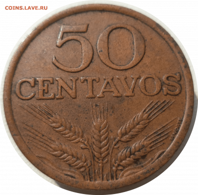 50 сентаво 1974 г. Португалия до 31.10.20 в 22:00 МСК - Rounded_20201030_211110