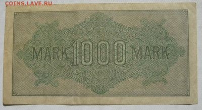 Германия Веймарская республика 1000 марок 1922 до 06.11.2020 - IMG_7434_1.JPG