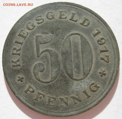 Германия Ваттеншайд нотгельд 50 пфеннигов 1917 до 06.11.2020 - IMG_7204_1.JPG