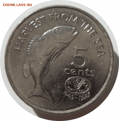 5 центов 1995 г. Фиджи (ФАО) до 01.11.20 в 22:00 МСК - Rounded_20201031_131132