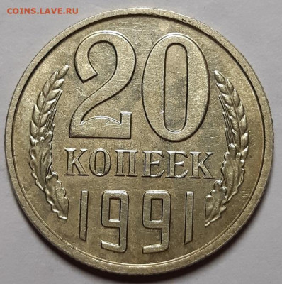 20 копеек 1991 г. ББ. Оценка. - 20201031_225612