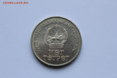 Монголия 1 тугрик 1971 Cu-Ni, до 04.11 - IMG_1065.JPG