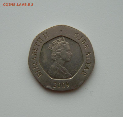 Гибралтар 20 пенсов 2009 г. до 05.11.20 - DSCN2728.JPG