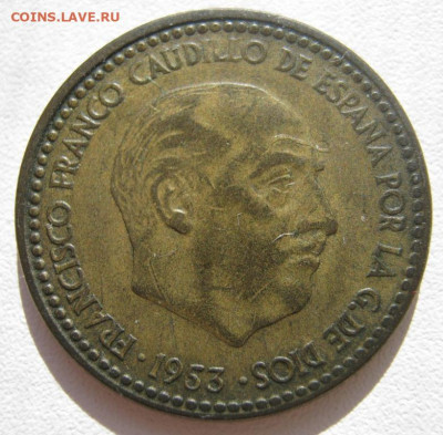 Испания 1 песета 1953 (1956) до 06.11.2020 - IMG_5345_1.JPG