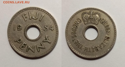 Британские Фиджи 1 пенни 1954 года - 5.11 22:00 мск - IMG_20201031_185046