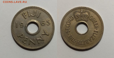Британские Фиджи 1 пенни 1965 года - 5.11 22:00 мск - IMG_20200812_184216_1