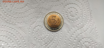 Красная книга 5 Рублей 1991 Винторогий козёл до 8.11 22.10 - IMG_20201102_131846