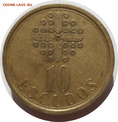 10 эскудо 1988 г. Португалия до 04.11.20 в 22:00 МСК - Rounded_20201103_143241