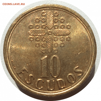 10 эскудо 1998 г. Португалия до 04.11.20 в 22:00 МСК - Rounded_20201103_143631