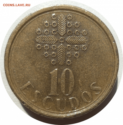 10 эскудо 1987 г. Португалия до 04.11.20 в 22:00 МСК - Rounded_20201103_145011