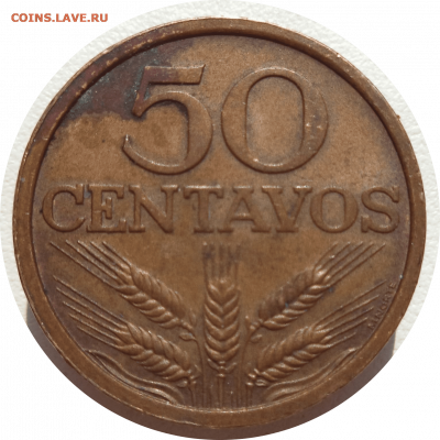 50 сентаво 1969 г. Португалия до 04.11.20 в 22:00 МСК - Rounded_20201103_152816