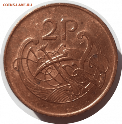 2 пенса 1995 г. Ирландия до 04.11.20 в 22:00 МСК - Rounded_20201103_154447