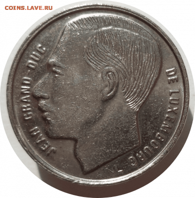 1 франк 1990 г. Люксембург до 04.11.20 в 22:00 МСК - Rounded_20201103_192241