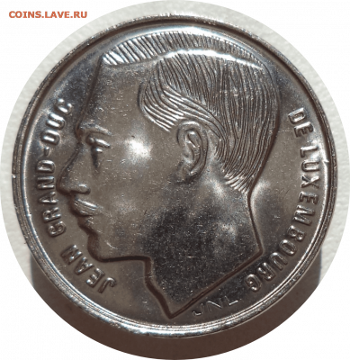 1 франк 1989 г. Люксембург до 04.11.20 в 22:00 МСК - Rounded_20201103_192703