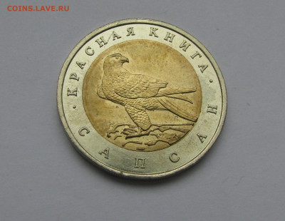 50 рублей Красная книга Сапсан 1994г до 08.11 - IMG_0583.JPG